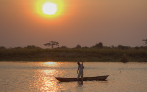 Chobe fisherman